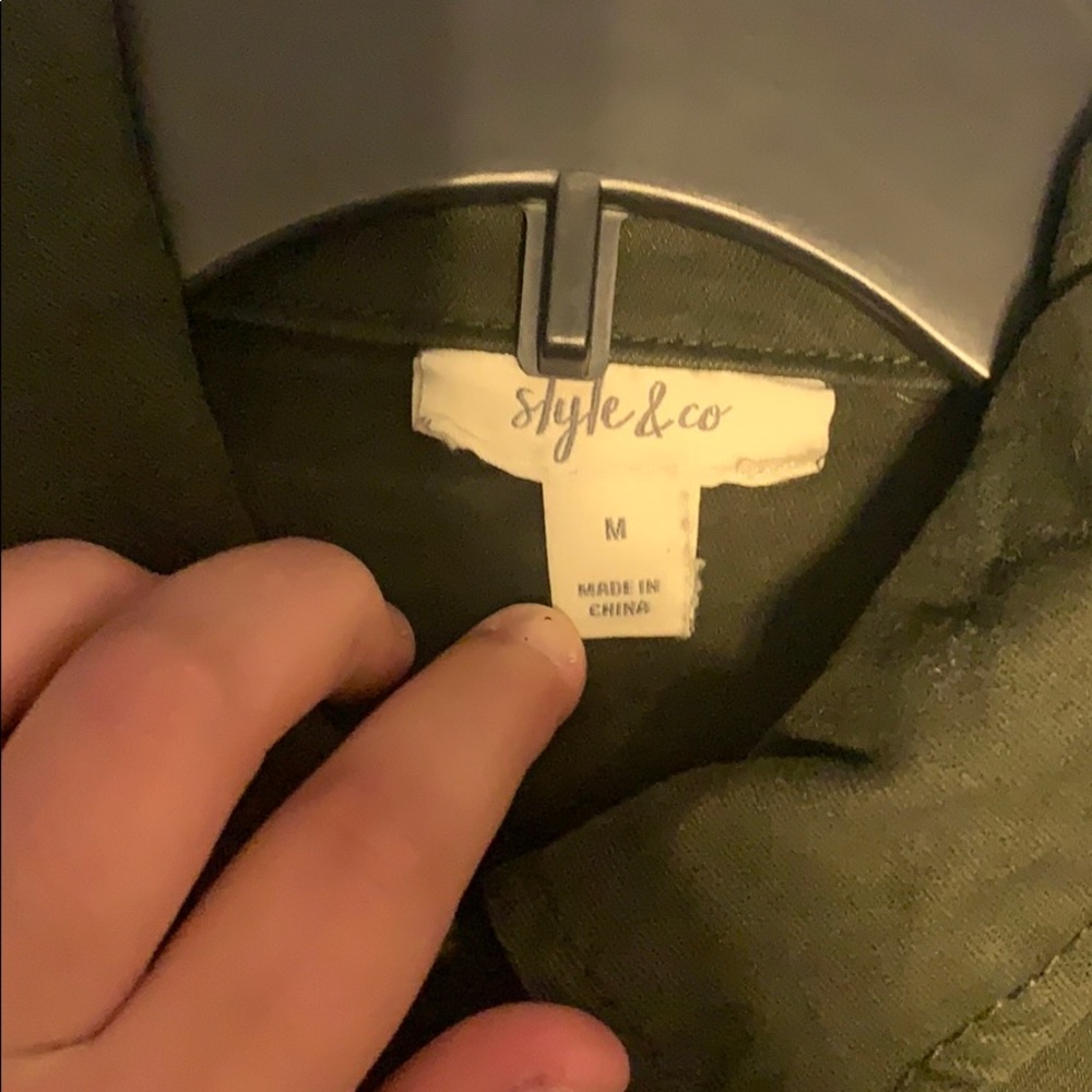 Style & Co Ruffled Denim Jacket - Picture 4 of 7